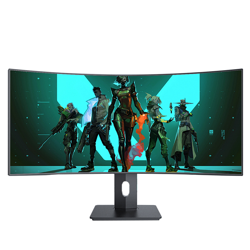 

IPS Curved Gaming Monitor 34-Inch 2560*1080 HD 21:9 Bring Fish Screen 144Hz High Refresh Rate 100% sRGB 1900R Curvature