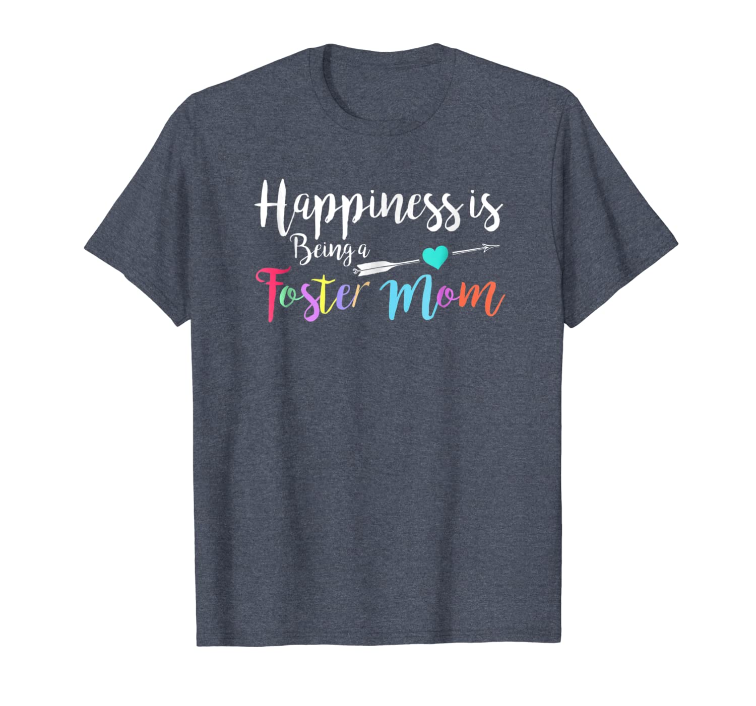 

happiness is being a foster mom shirt foster parent gift, White;black