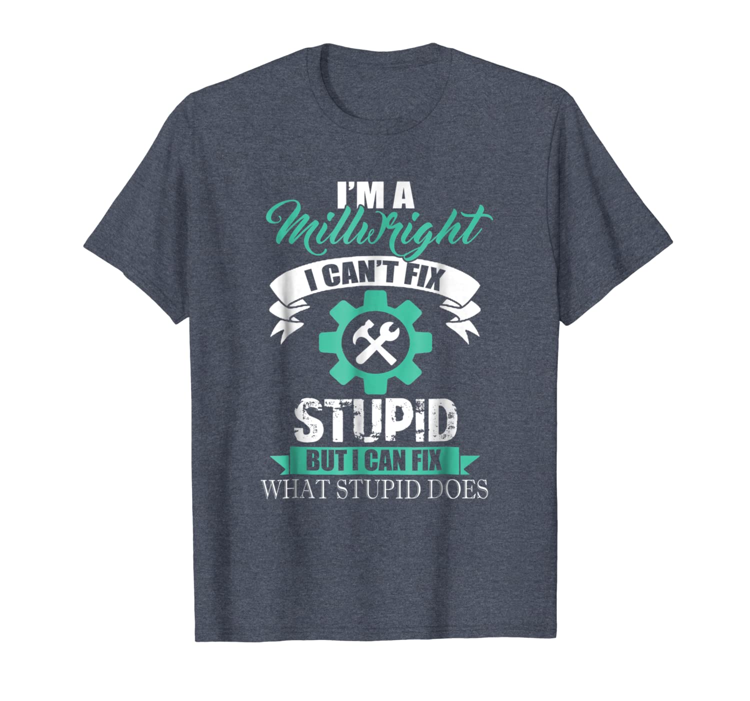 

millwright t-shirt for union members, White;black