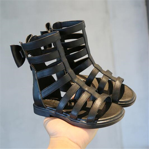 

Kids Sandals Designer Summer Shoes For Baby Girls Black White Beach Toddler Shoes children Shoes Sandals size 26-36