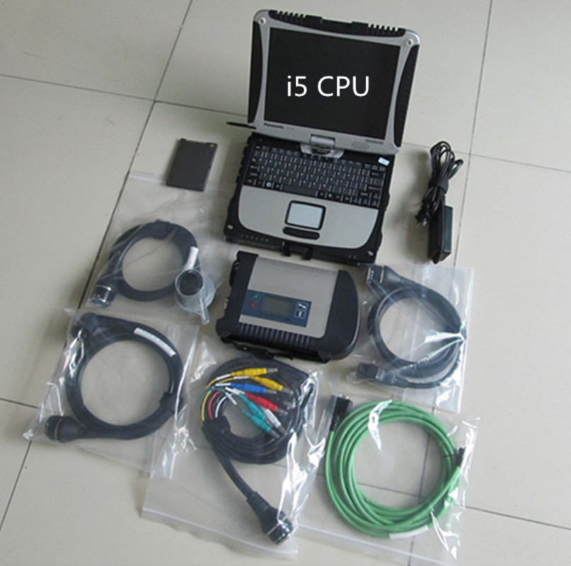 

MB Star C4 Sd Connect 4 car & truck Diagnostic tool WIFI wireless function with V06.2022 SSD Super Multi-languages in CF19 8G laptop