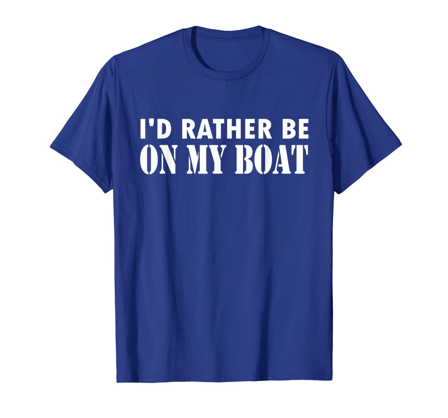 

i'd rather be on my boat funny sailing t-shirt, White;black