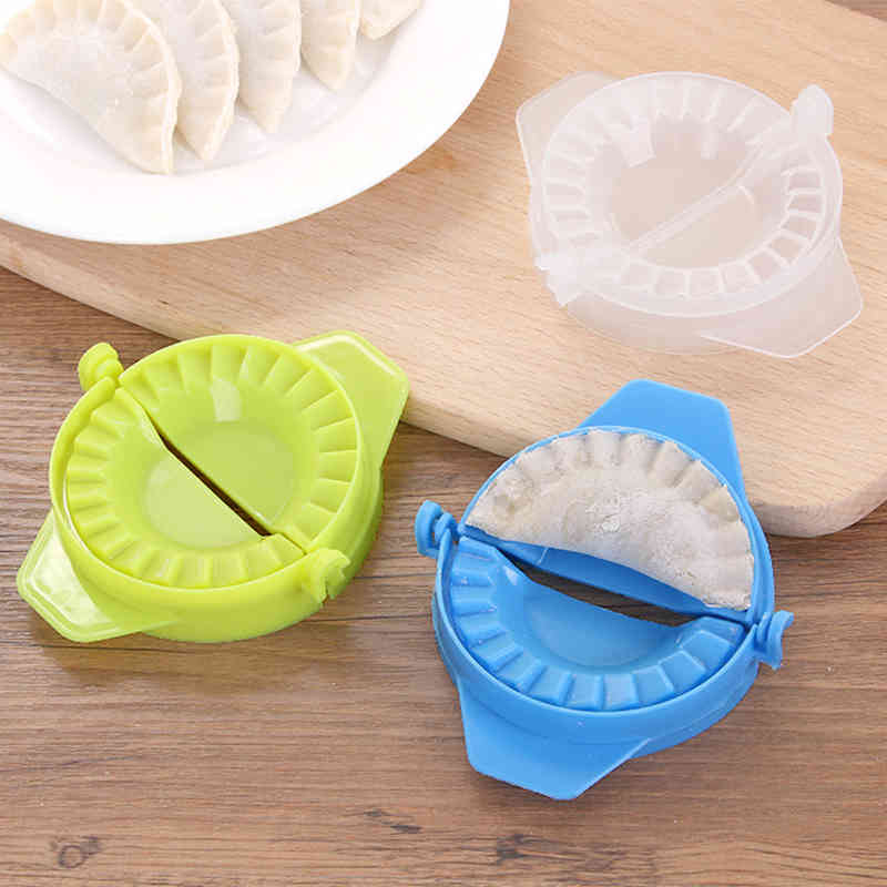 New DIY Dumplings Maker Tool Wheat Straw Jiaozi Pierogi Mold Dumpling Mold Clips Baking Molds Pastry Kitchen Accessories-image-694074456