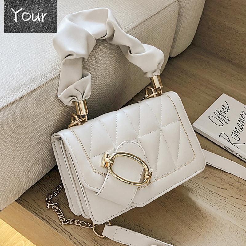 

Evening Bags Pleated Handle Shoulder Crossbody For Women 2021 Fashion Ladies Chain Handbags Designer Messenger Female Leather Totes, Red handbags