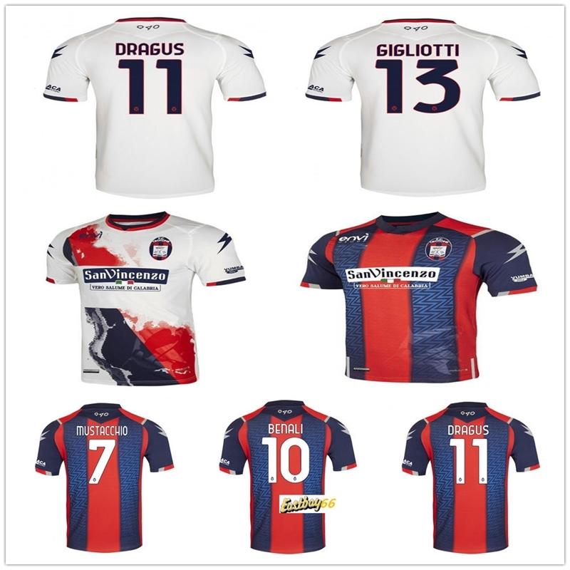 

men20 21 Fc Crotone Pitagorici Soccer Jersey Benali Djidji Dragus Luperto Petriccione Eduardo Custom 2020 Man Adult Football Shirt Uniform, Black;yellow