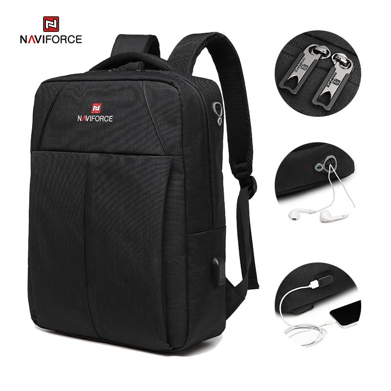 

Fashion Men's Backpacks Large Capacity Business Casual Travel USB Charging Bag Laptop Notebook Backpack For Boys Gifts