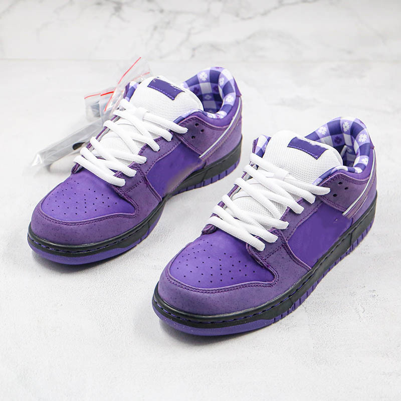 

highest SB low basketball shoes Purple Blue Red Green Lobster men women casual sneakers 36-45, Bubble wrap packaging