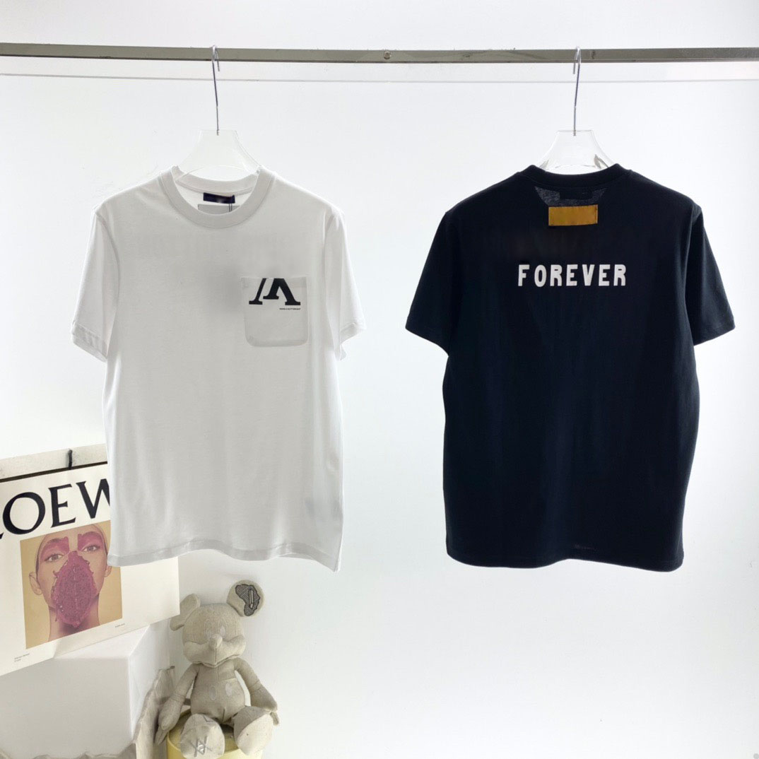 

2022 Designers summer t shirts Mens Women Casual T-Shirt With Letters Print Man Short Sleeves Clothes 078, White;black