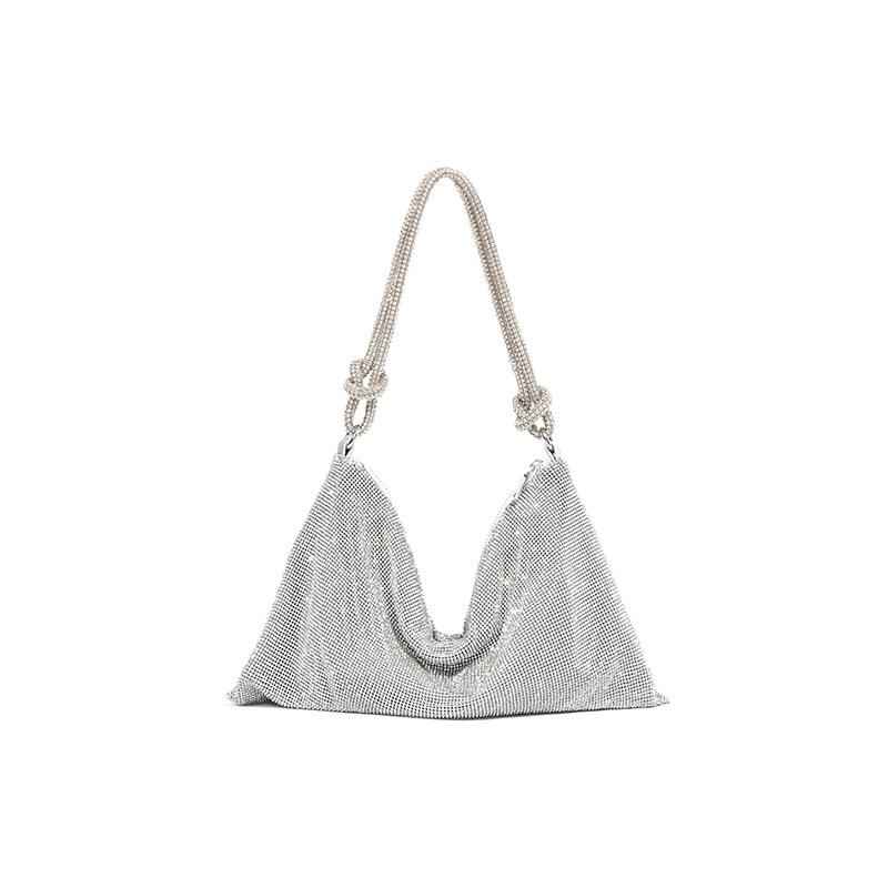 

Totes 2021 Designer Women Bags Rhinestone Bag Biling Handbags Diamond Full Female Evening Underarm
