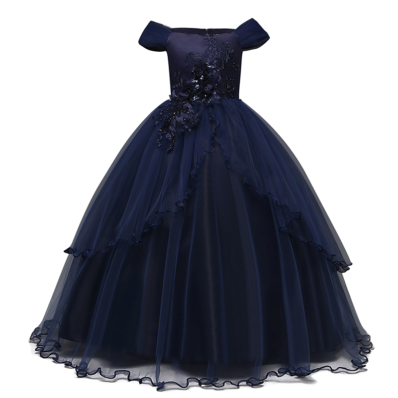 

Elegant Dress Evening Ball Gown Kids Princess First Communion Teenager Black, Winter b00ts without box