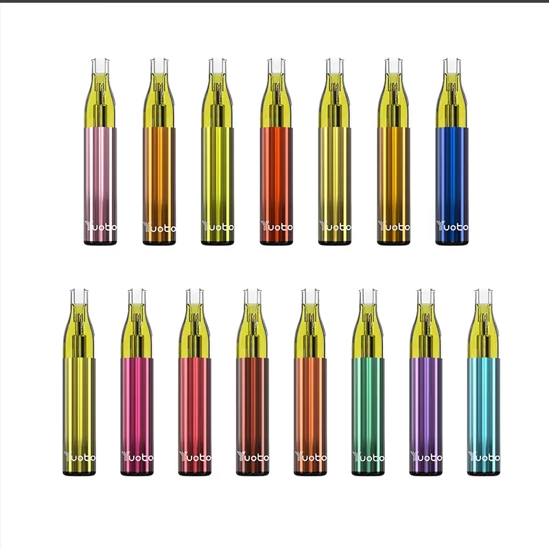 

Original YUOTO Vapes Mini Bar Electronic Cigarette 1200 puffs with Security Code 650mah 4.0ml 5% mesh coil 15 colors Disposable Vape Pen VS