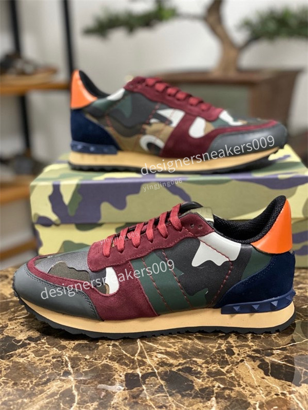 

Luxury Designer Boots fashion Men women casual shoes camouflage soft flat sports Shoe real Unisex Leather Trainer Sneaker Dress Shoes size38-46, 01