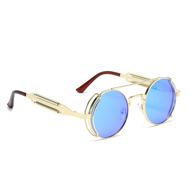 

Round Steampunk sunglasses Women Shades For men 2021 Fashion sunglasses Vintage sunglasses Gafas De Sol Oculos Glasses wholesale, White;black