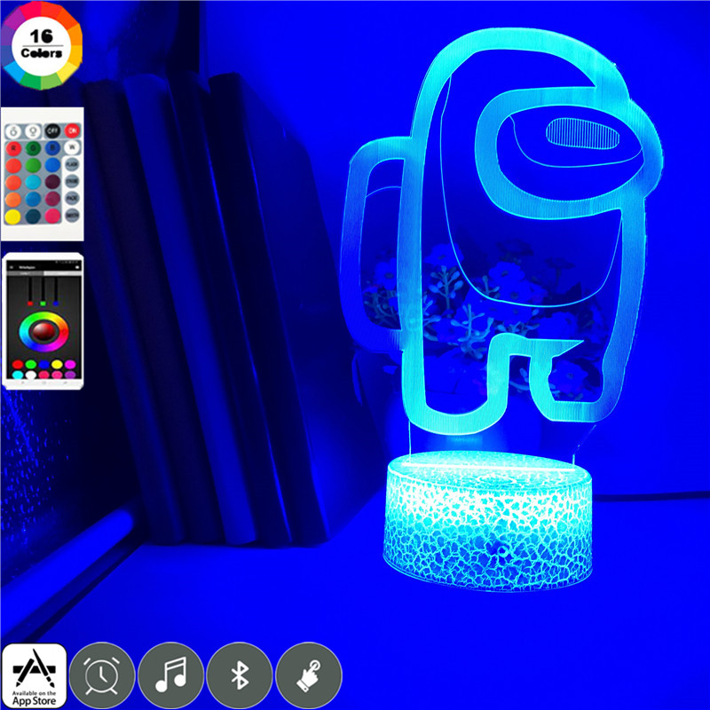 Among Us LED Night Light Kids Child Girls Bedroom Decor 3D Acrylic Table Lamp Illusion Nightlight-image-676198879