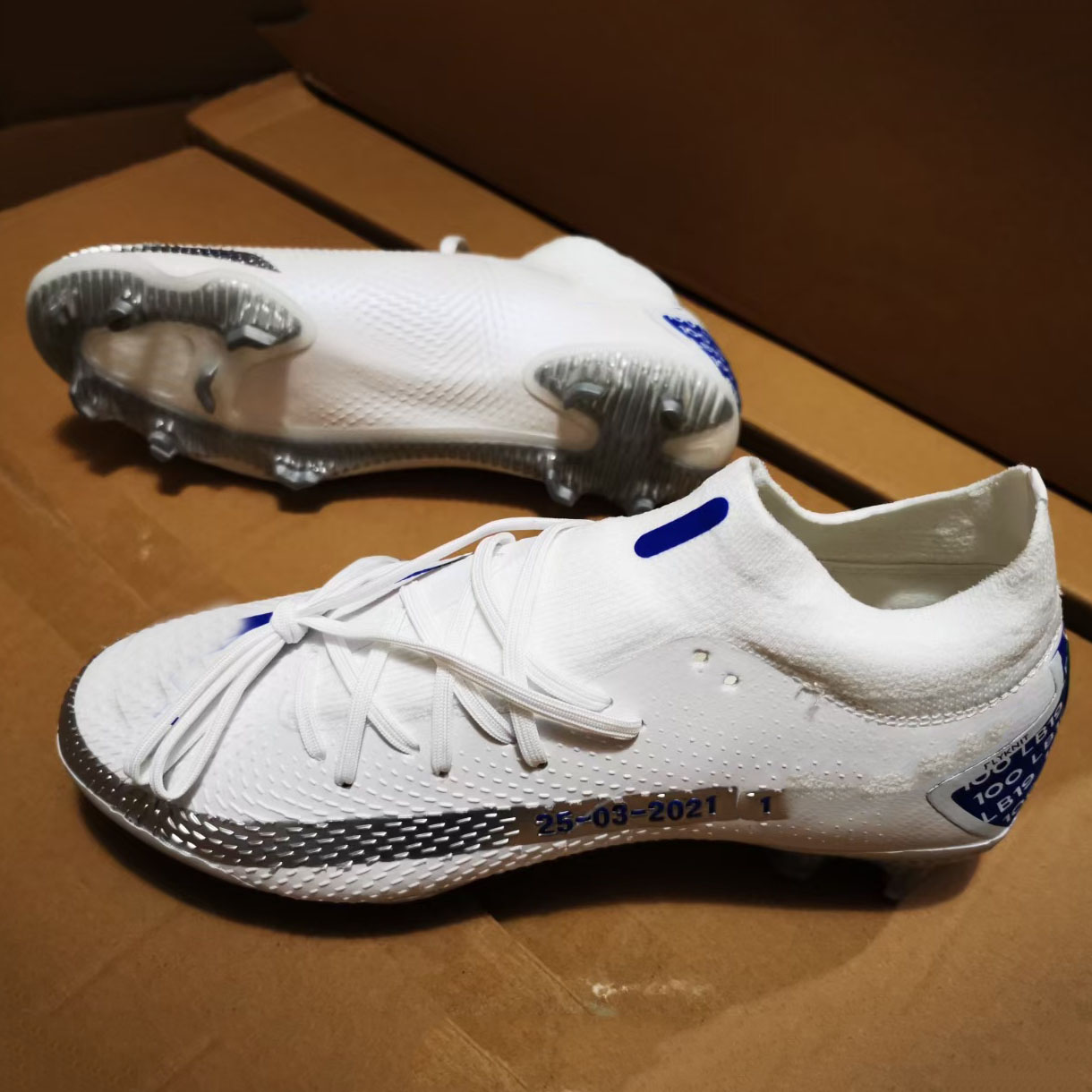 rainbow soccer boots