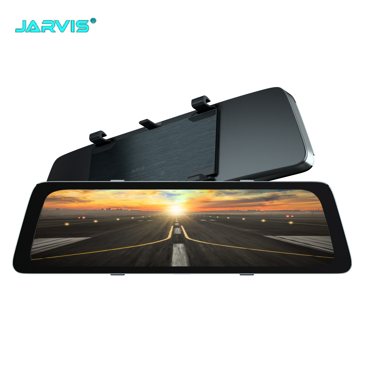 Dual Cameras HD tachograph IDR 1920*1080 Car DVR Vehicle Dash Camera Video Recorder Tachographs Touchscreen Rear-view Mirror Cars DVRs-image-671519450