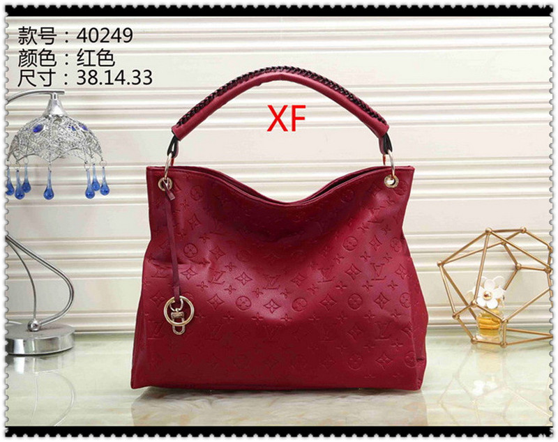 

LV Louis Fashion Crossbody Shoulder HandBag Women Purse Messenger Bags Wallet Tote Clutch Bag Vitton YSL 4-A40249, Red;black