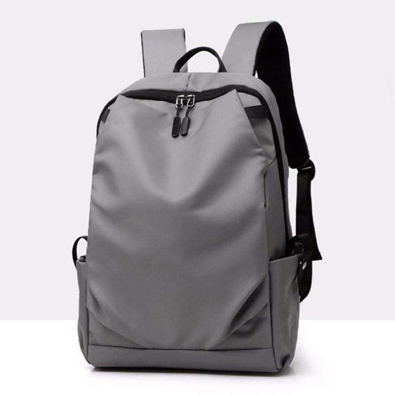 

Backpack Super Light USB Charging Waterproof Men College School Bags Simple Travel Backpacks Casual 15.6 Inch Laptop Bag For, Style 1 gray