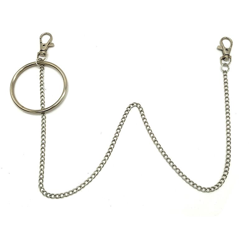 

Keychains Big Ring Wallet Chain Punk Trousers Keychain Jean Keyring Hip Hop Men Jewelry Pant Portachiavi Rock Key Chains