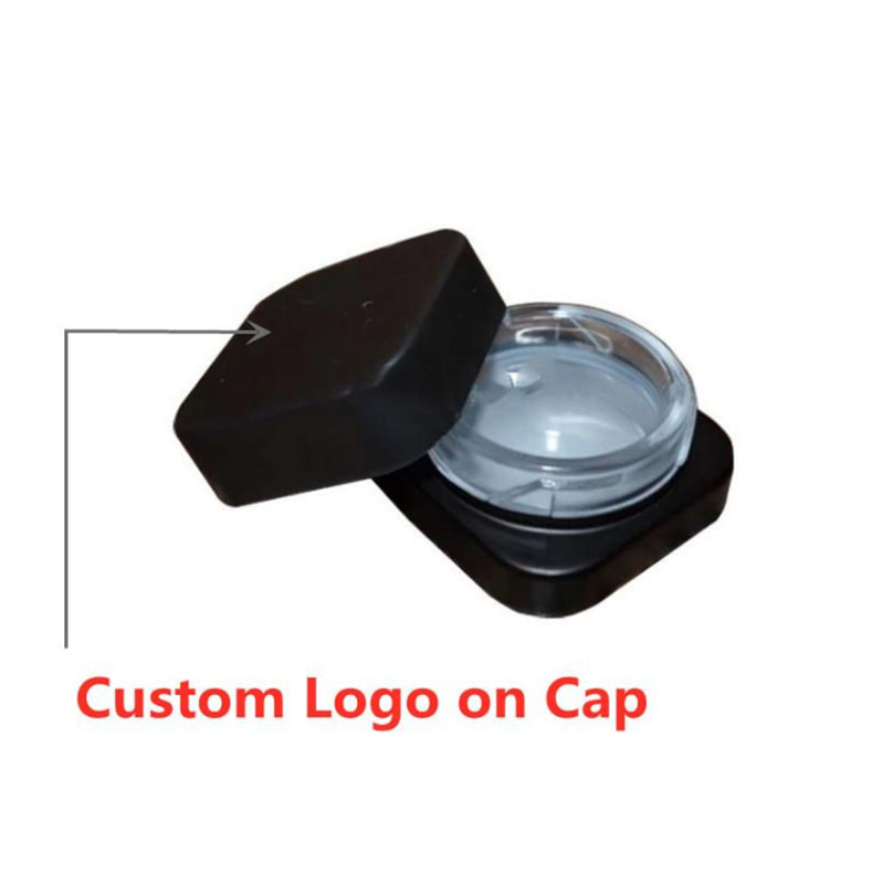 

Custom Logo 5ml 9ml Cube Glass Concentrate Jar Empty Bottle with Child Resistant Lid for Thick Oil Wax Dab Container E-cigarette Accessories