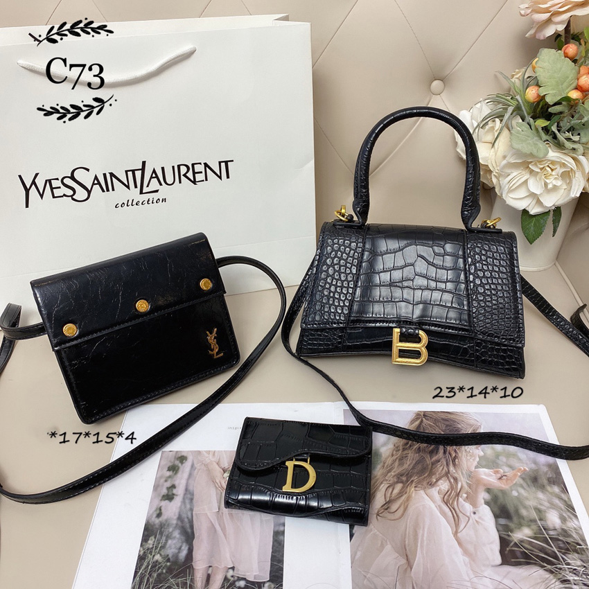 Ensemble de 3 pièces Luxurys Designers Sac Femme Sac à main Messenger Oxyder Pochette Pochette Métis Épaule Élégante Épaule Multifonctionnelle Mu