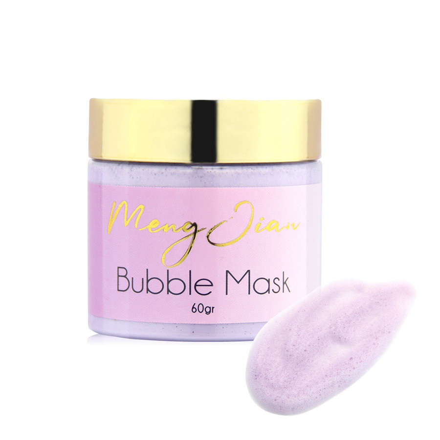 

Pink Volcanic mud Bubble Clay Mask Deep Clean Hydration Facial Brightening Skin Care Night Sleeping Masks 6pcs
