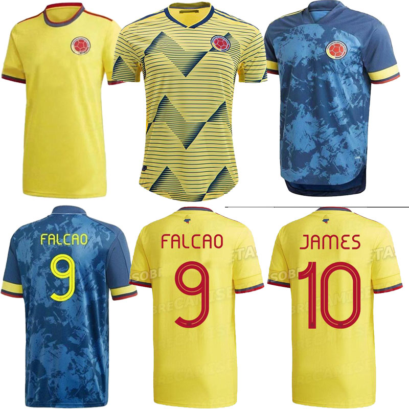 

21/22 Colombia national team Soccer Jerseys 2021 copa america retro JAMES L.MURIEL FALCAO CUADRADO Men Kids Kits Football shirt uniform, Home
