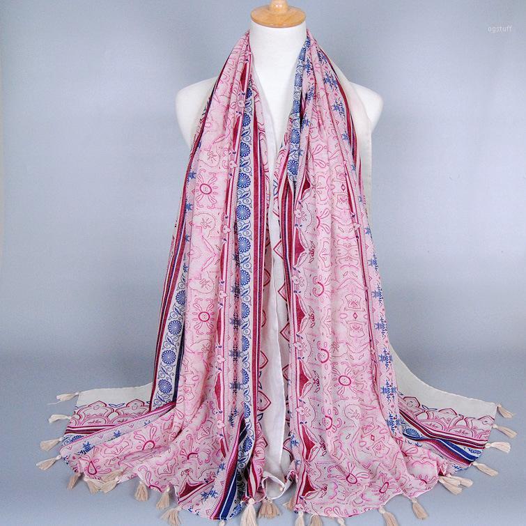 

Scarves 5pcs/lot Embroidery Colourful Ladies Wrap Classic High Quality Scarves/scarf 1color Fashion Cotton Shawls Muslim Hijab Solid, Blue;gray