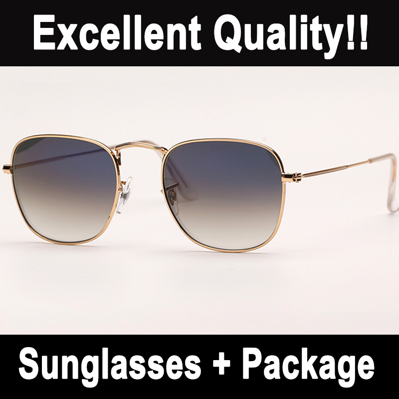 

Fashion Sunglasses Womens Mens Sun Glasses UV Protection Glass Lenses Vintage Metal Frame Eyeglasses Driving Eyewear for Women with Case and Red Line Stickers