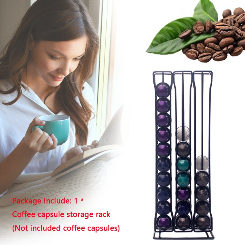 

60 Pod Capsule Storage Coffee Holder fit for Nespresso Coffeware Sets