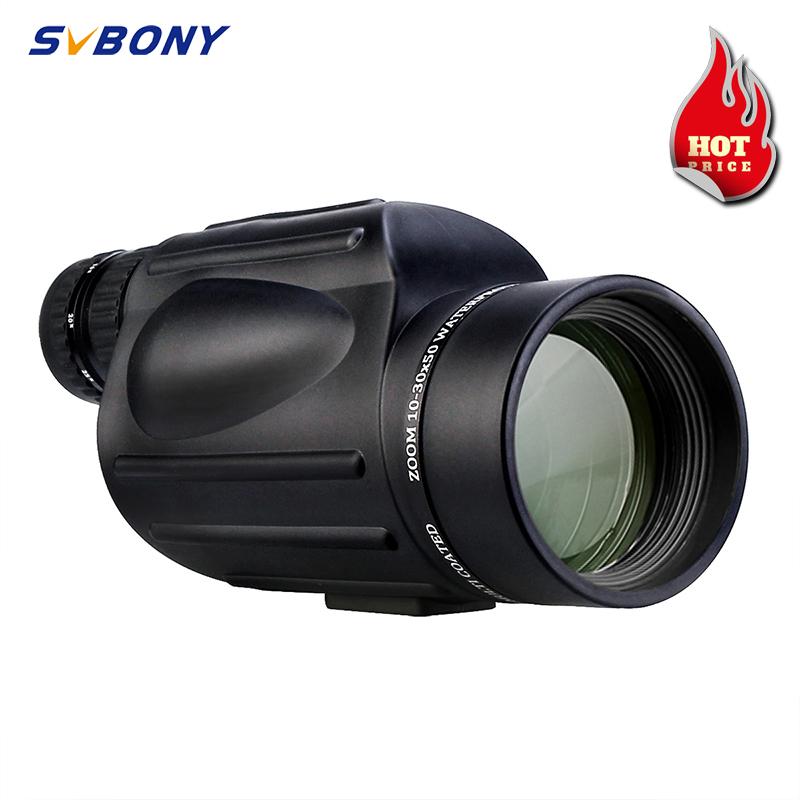 

Telescope & Binoculars SVBONY Powerful Monocular SV4910-30X50 Zoom Waterproof Military Hunting Night Vision Professional Optical Spyglass