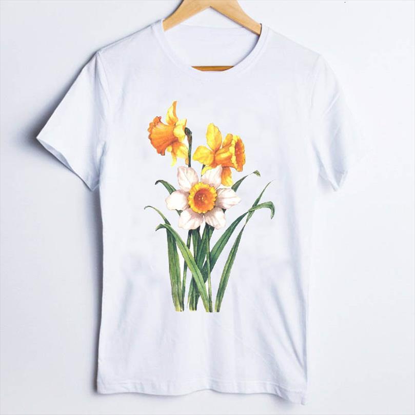 

tees and women print womens men 90s fashion trend floral flower printing clothes lady clothing female, White;black