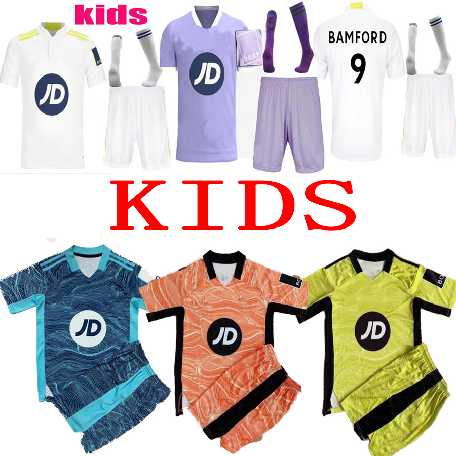 

21 22 LeEdS third soccer jerseys RAPHINHA 2021 2022 home JAMES HARRISON goalkeeper COSTA BAMFORD PHILLIPS Men kids kits football shirt uniforms, White