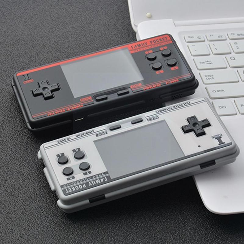 

Portable Game Players Family Pocket FC3000 V2 Classic Handheld Console ROM Games 2G Simulator Video 4000 10 Built In D0D3