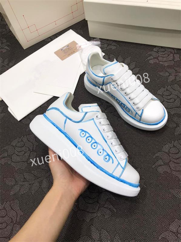 

2021 Italy Brand high top Sneakers 35-40 Fashion Women casual shoes Designer Trainers Sequin Classic White Do-old Dirty Men gp200910, Choose the color