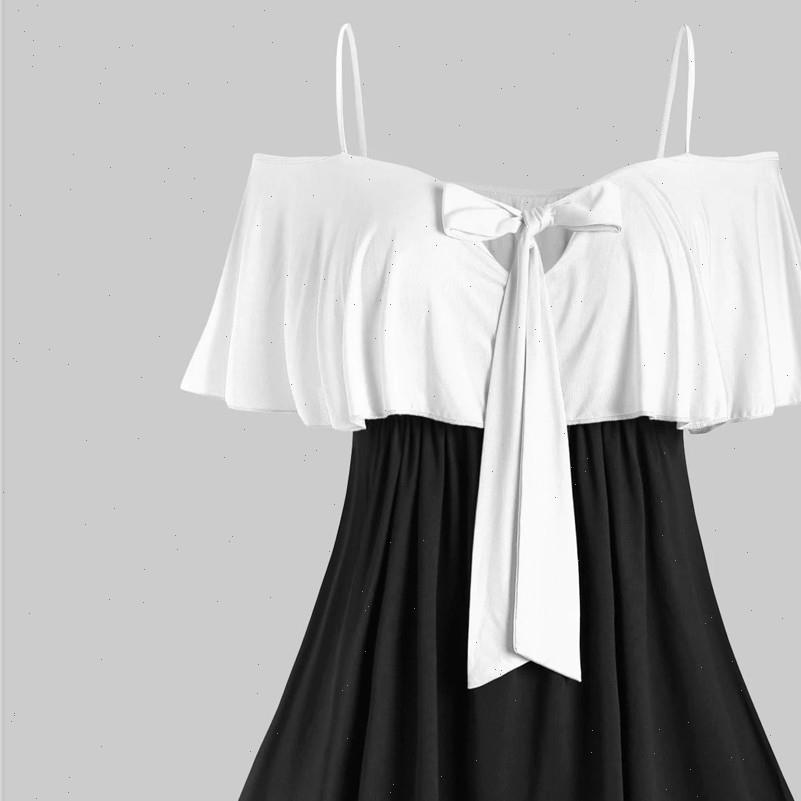 

Off Shoulder Plus Size Blusas Women Shirts Mujer De Moda Two Tone Bowknot Camis Ruffled Shirt Summer Tops, White