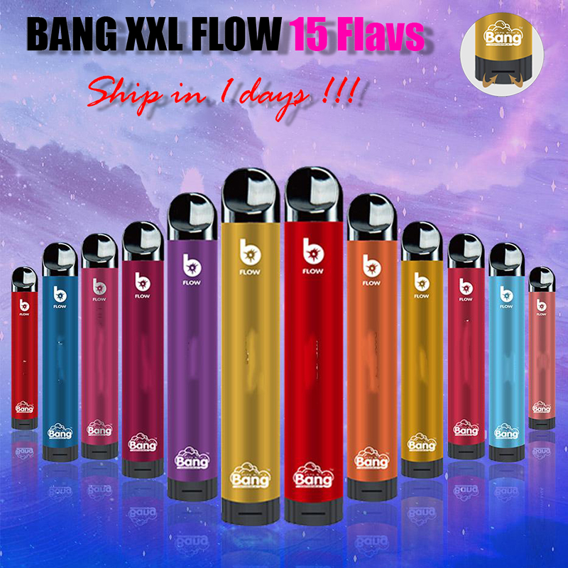 

[10PCS] 100% Original Bang XXL Flow 2000 PUFFS Disposable Kit E Cigarettes Device 850mAh Battery 6ml Pods Vape Pen Pre-filled Vapors Pro MAX