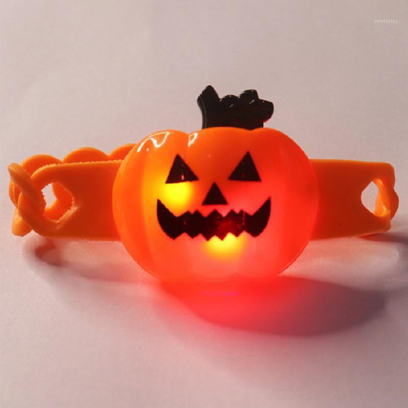 

Party Decoration 10pcs Wristband Favor Kids Toy Unique Light Up Flashing Children Fashion LED Luminous Gift Halloween Bracelet