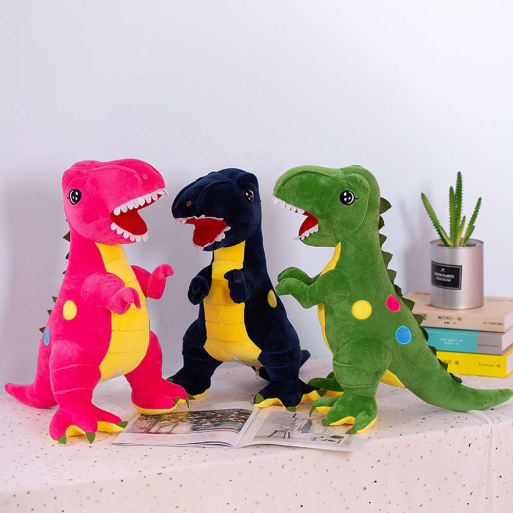 

Spotted dinosaur pillow, cartoon doll, children's doll Day gift, Blue