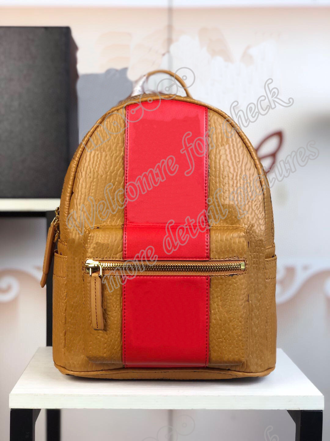 

Classical Visetos BACKPACK Real Leather Tark Streak Day Clutch Designer backpacks Travel bag Casual Large Capcity Camping Hiking bags
