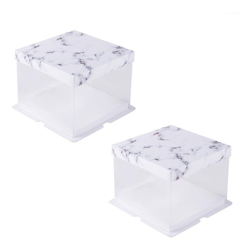 

Gift Wrap 2Pcs Decorative Cake Boxes Birthday Containers Packing