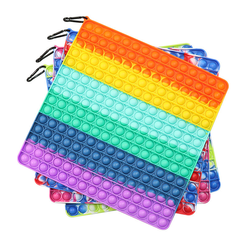 

30*30cm Super Large Pioneer Fidget Toys Children's Push Pop Puzzle Decompression Toy Autism Stress Relief Sensory Game G55ZP04