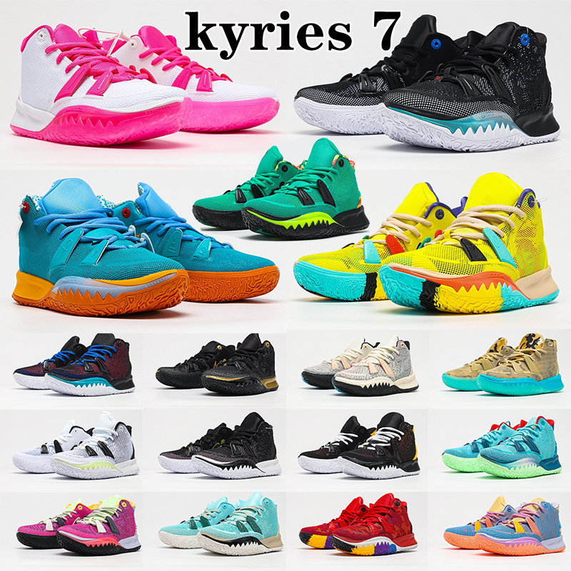 

Basketball Shoe Metallic Gold Kyries 7s VII Hendrix Womens Men Ky-D Weatherman Horus Pale Ivory Daybreak Beach Championship Vibes Sisterhood Grind Irvings Sneakers, I need look other product