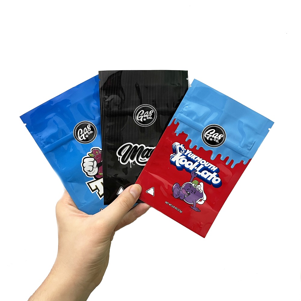 

Edibles Bag Gasco Pouch Four TKO Kool Lato Mylar Bags Gelato Gaslato Child Smell Proof Resealable Packaging Fourlato Package