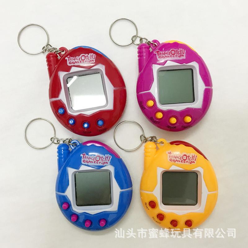 

Keychains 1pcs Trendy Electronic Pet Machine Game Keychain Pendant Toy