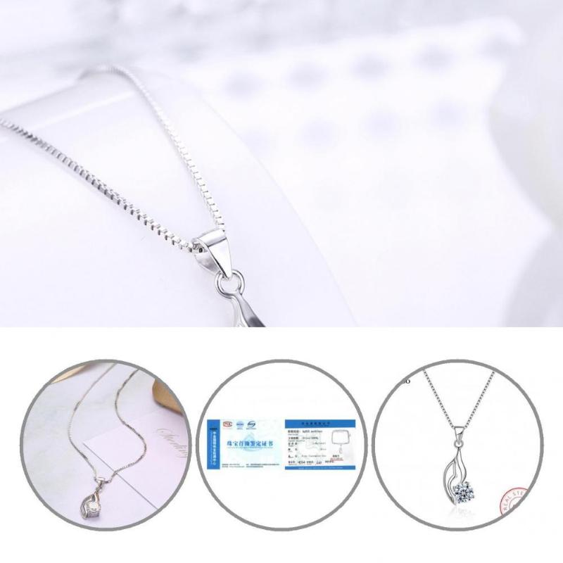

Pendant Necklaces Jewelry Simple Cubic Zirconia Necklace Lightweight Hollow For Vacation