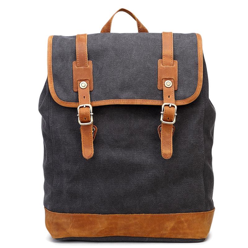 

Backpack Retro Canvas Unisex Suitable For Outdoor Travel Hiking Mountaineering Bag, Blue