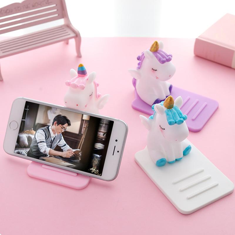 

Cell Phone Mounts & Holders Cartoon Horse Stand Bracket Base Mobile Holder Support Desk Decor Anti-slip For Huawei