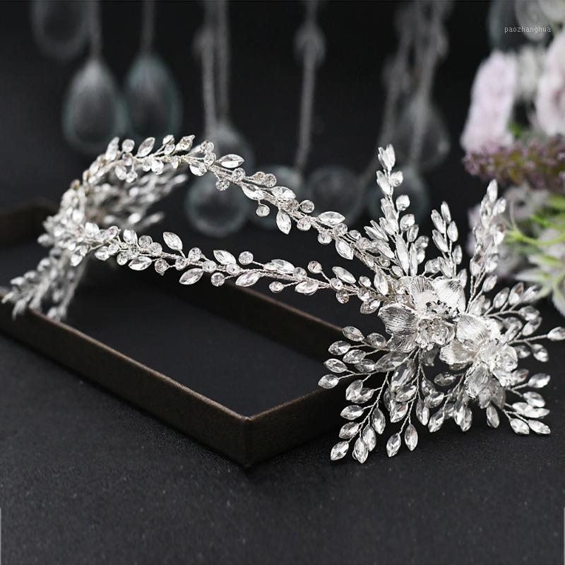 

TRiXY H284 Stunning Bridal Hairpiece Wedding Headdress Women Hair Jewelry Accessories Rhinstone Headbands Clips & Barrettes, Golden;silver