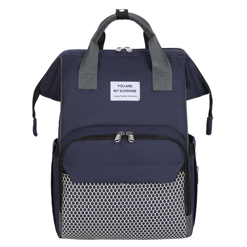 

Diaper Bags Bag Maternity Nappy Travel Backpack BabyCare Cart Basket Wet Waterproof, Black